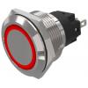 Indikátor, řada: 82 Červená, typ žárovky: LED Pájecí zakončení EAO 12V ac/dc 22 mm, IP67, IP65 Indikátor, řada: 82 Červená, typ žárovky: LED Pájecí zakončení EAO 12V ac/dc 22 mm, IP67, IP65