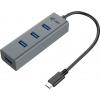 i-tec C31HUBMETAL403 USB Hub 4 porty USB-A USB 3.2 Gen1 5 GBit/s šedá I-TEC USB C Metal HUB 4 Port passive i-tec C31HUBMETAL403 USB Hub 4 porty USB-A USB 3.2 Gen1 5 GBit/s šedá I-TEC USB C Metal HUB 4 Port passive