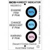 Bezpečnostní štítek, Modrá, Černá, Papír Humidity Indicator SCS, výška: 75 mm, šířka: 50mm Bezpečnostní štítek, Modrá, Černá, Papír Humidity Indicator SCS, výška: 75 mm, šířka: 50mm