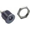 TRU COMPONENTS nízkonapěťový konektor zásuvka, vestavná vertikální 6.3 mm 2 mm 1 ks