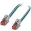 Phoenix Contact 1408933 RJ45 síťové kabely, propojovací kabely S/FTP 1.00 m modrá 1 ks Phoenix Contact 1408933 RJ45 síťové kabely, propojovací kabely S/FTP 1.00 m modrá 1 ks