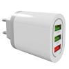 Napájecí adaptér, nabíječka USB-A - 3x 18W QUICK CHARGE 2.0-3.0 bílá
