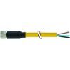 Murrelektronik 7000-08061-0110500 neupravený zástrčkový konektor pro senzory - aktory M8 x 1 zásuvka, rovná 5.00 m Počet pólů: 4 1 ks