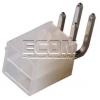 Vidlice W4505-04PDRDTWR, 2řadá × 2, vývody 90°, R 4,2 mm