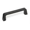 Madlo skříňky barva Černá, Nylon plněný sklem, Matný, délka: 117 mm x 42 mm x 23mm RS PRO