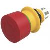 EAO 61 Compact Uvolnění kroucením Tlačítko nouzového vypínače Montáž do panelu 16 mm 2 NO, 1 NC IP67, IP69K