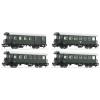 Roco 74026 Sada 4 vozů s třískovými vozy ÖBB