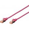 Digitus DK-1644-020/MG RJ45 síťové kabely, propojovací kabely CAT 6 S/FTP 2.00 m purpurová bez halogenů, kroucené páry 1 ks Digitus DK-1644-020/MG RJ45 síťové kabely, propojovací kabely CAT 6 S/FTP 2.00 m purpurová bez halogenů, kroucené páry 1 ks