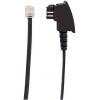 Rutenbeck DSL kabel [1x telefonní zástrčka TAE-F - 1x RJ11 zástrčka] 0.50 m černá
