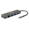 Rozbočovač USB-C DUB-2334, standard: USB 1.1, USB 2.0, USB 3.0 USB, počet portů USB: 4 Sběrnice USB 13.5 mm D-Link 35 mm