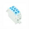 Weidmüller Distribuční blok, počet cest: 2, 1 kV ac/dc 202A Modrá