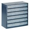 Skladovací jednotka se zásuvkami 30 Modrá Ocel Průhledné zásuvky 283 mm x 306mm x 150 mm Raaco