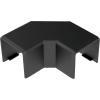 KOPOS 8623_FB kabelová lišta plochý úhel (š x v) 20 mm x 20 mm 1 ks černá