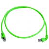 Telegärtner 100008012 RJ45 síťové kabely, propojovací kabely CAT 6A S/FTP 0.5 m zelená samozhášecí, S průchodkou chránící proti zlomení 1 ks Telegärtner 100008012 RJ45 síťové kabely, propojovací kabely CAT 6A S/FTP 0.5 m zelená samozhášecí, S průchodkou chránící proti zlomení 1 ks