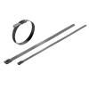 Weidmüller 1015220000, SCT-C 4.6/100, stahovací pásky, 4.6 mm, 100 mm, stříbrná, s povrchovou úpravou, 100 ks
