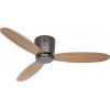 CasaFan ECO PLANO II 112 BZ-EN WiFi Flügel Eiche natur stropní ventilátor 13 W (Ø x v) 112 cm x 160 mm bronzová s dálkovým ovládáním, s časovačem, vhodný i pro