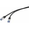 Renkforce RF-4673696 RJ45 síťové kabely, propojovací kabely CAT 6A S/FTP 20.00 m černá odolné proti UV záření 1 ks Renkforce RF-4673696 RJ45 síťové kabely, propojovací kabely CAT 6A S/FTP 20.00 m černá odolné proti UV záření 1 ks