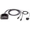 ATEN US3312 2-Port USB-C 4K DisplayPort přepínač KVM 4096 x 2160 Pixel ATEN US3312 2-Port USB-C 4K DisplayPort přepínač KVM 4096 x 2160 Pixel