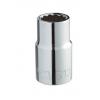 Zásuvka 1/2 in pohon 24 mm 12 bodů, celková délka: 40mm SAM Zásuvka 1/2 in pohon 24 mm 12 bodů, celková délka: 40mm SAM