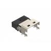 Amphenol Communications Solutions Minikonektor I/O, řada: U10C43827, Pravý úhel, Černá, Průchozí otvor, materiál Amphenol Communications Solutions Minikonektor I/O, řada: U10C43827, Pravý úhel, Černá, Průchozí otvor, materiál