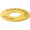 TRU COMPONENTS TC-S10 TC-7494424 výstražný prstenec pro nouzový vypínač (Ø) 40 mm nouzové STOP žlutá 1 ks TRU COMPONENTS TC-S10 TC-7494424 výstražný prstenec pro nouzový vypínač (Ø) 40 mm nouzové STOP žlutá 1 ks