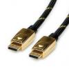 Roline, A: Vnější Display Port, B: Vnější Display Port, Nylon DisplayPort Kabely 3 m Roline, A: Vnější Display Port, B: Vnější Display Port, Nylon DisplayPort Kabely 3 m