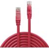 LINDY 48035 RJ45 síťové kabely, propojovací kabely CAT 6 U/UTP 5.00 m červená s ochranou 1 ks LINDY 48035 RJ45 síťové kabely, propojovací kabely CAT 6 U/UTP 5.00 m červená s ochranou 1 ks
