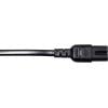Manhattan napájecí kabel [1x Euro zástrčka - 1x IEC C8 zástrčka] 1.80 m černá
