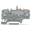 WAGO Testovací přerušení svorkovnice 2002-1971/401-000, řada: TOPJOB S, 300V Šedá 2.5mm² 1 Zásuvný IECEx/ATEX/CSA