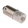RS PRO Kontrolka barva světla Bílá, objímka žárovky: BA9 Jednočipové, průměr: 10 mm, 48 V ac, 48V dc