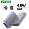 UGREEN Nexode Pro nabíjecí adaptér, GaN, USB-C® zásuvka, USB-C® zásuvka, USB-A zásuvka, 65 W, Power Delivery 3.0, šedá UGREEN Nexode Pro nabíjecí adaptér, GaN, USB-C® zásuvka, USB-C® zásuvka, USB-A zásuvka, 65 W, Power Delivery 3.0, šedá