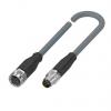 Kabel ovladače snímače, A: Vnitřní, A: Rovný 4, B: Přímý, B: Vnější, 250V 4, IP67, IP68, IP69K, řada: BCC03 BALLUFF 3 m Kabel ovladače snímače, A: Vnitřní, A: Rovný 4, B: Přímý, B: Vnější, 250V 4, IP67, IP68, IP69K, řada: BCC03 BALLUFF 3 m