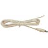 Napájecí šňůra 2 m, Černá, A: 2.5 mm DC zástrčka, B: Bez koncovky Polyvinylchlorid, 16 V RS PRO