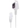 Shiverpeaks DSL kabel [1x telefonní zástrčka TAE-F - 1x RJ45 zástrčka] 10 m bílá