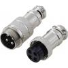 TRU COMPONENTS TC-13895604 kulatý konektor DIN, 1 sada