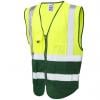 Leo Workwear Žlutá Recyklovaný polyester Reflexní vesta XS Leo Workwear Žlutá Recyklovaný polyester Reflexní vesta XS
