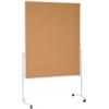 magnetoplan moderační tabule 2111124 (d x š x v) 1730.00 x 1200 x 1500 mm korek hnědá oboustranně použitelné, včetně koleček, nástěnka 2111124