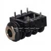 Jack zásuvka 6,3 mm stereo, panelová, plast, ACJS-IH Jack zásuvka 6,3 mm stereo, panelová, plast, ACJS-IH