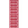 Weidmüller 1813200000 SFC 0/21 NEUTRAL RT ochranný štítek Druh montáže: přichycení sponami Potisknutelná plocha: 4.10 x 21 mm červená Počet markerů: 200 200 ks Weidmüller 1813200000 SFC 0/21 NEUTRAL RT ochranný štítek Druh montáže: přichycení sponami Potisknutelná plocha: 4.10 x 21 mm červená Počet markerů: 200 200 ks