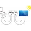 Solární regulátor nabíjení Kemo Electronic, 12 V, 6 A