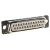 Amphenol Communications Solutions Konektor D-Sub, řada: D, počet kontaktů: 25, orientace těla: Rovný 2.76 mm, Průchozí