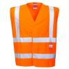 Portwest Žlutá Vesta Bizflame HV: 100% polyester, Vroubkovaný pletený Reflexní vesta L/XL Portwest Žlutá Vesta Bizflame HV: 100% polyester, Vroubkovaný pletený Reflexní vesta L/XL