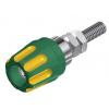 Testovací svorka 16A, Žlutá, Zelená, pokovení kontaktu: Nikl, 60V dc, materiál kontaktu: Mosaz 14 mm Hirschmann Test & Testovací svorka 16A, Žlutá, Zelená, pokovení kontaktu: Nikl, 60V dc, materiál kontaktu: Mosaz 14 mm Hirschmann Test &