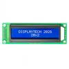 Monochromatický LCD displej, řada: 202 g Alfanumerické podsvícení LED Bílá Displaytech Modrá 20 znaků X 2 řádky Monochromatický LCD displej, řada: 202 g Alfanumerické podsvícení LED Bílá Displaytech Modrá 20 znaků X 2 řádky