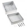 Rittal Nástěnná krabice, řada: PK IP66 Polykarbonát RAL 7035 180 mm 180 mm 111 mm Rittal Nástěnná krabice, řada: PK IP66 Polykarbonát RAL 7035 180 mm 180 mm 111 mm