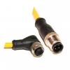 Kabel ovladače snímače, A: Vnější, A: M12, Rovný 4, B: Pravoúhlý zásuvkový konektor, B: Vnitřní, 250V 4, IP68, řada: