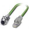 Phoenix Contact 1404367 M 12 / RJ45 síťové kabely, propojovací kabely CAT 5e SF/UTP 0.50 m zelená 1 ks Phoenix Contact 1404367 M 12 / RJ45 síťové kabely, propojovací kabely CAT 5e SF/UTP 0.50 m zelená 1 ks