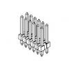 Molex vestavná pinová lišta (standardní) 702871003, 1 ks Bulk Molex vestavná pinová lišta (standardní) 702871003, 1 ks Bulk