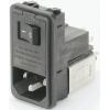 Schaffner Filtr IEC 2A IEC/EN 60939 Vnější, Montáž do panelu, 250 V ac 2 póly, 50/400 Hz Pájecí FN389-2-21 Schaffner Filtr IEC 2A IEC/EN 60939 Vnější, Montáž do panelu, 250 V ac 2 póly, 50/400 Hz Pájecí FN389-2-21