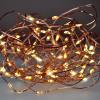 Solight vánoční řetěz měděný, 30x mini LED, 3m, 3 x AA, teplé světlo - 1V55-WW